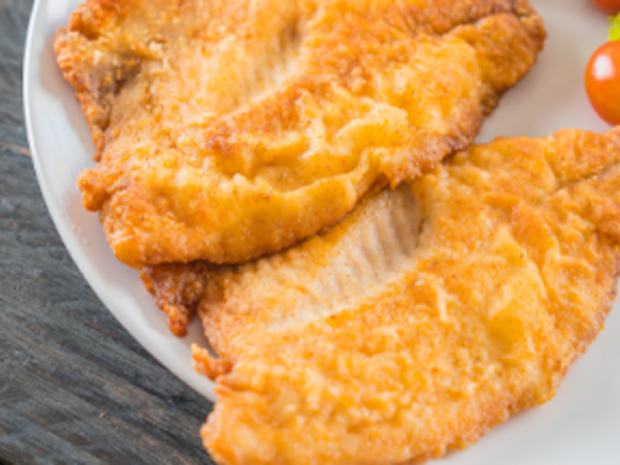 Filé de Peixe empanado