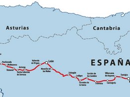  A rota do Caminho de Santiago 