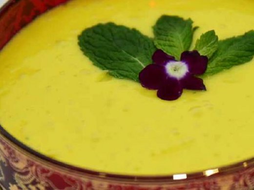 Mousse de Manga com Coco