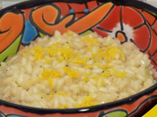 Risoto de Limão Siciliano